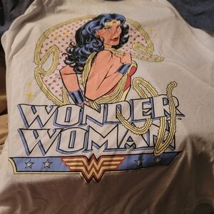 Wonder Woman raglan shirt plus sized 2xl